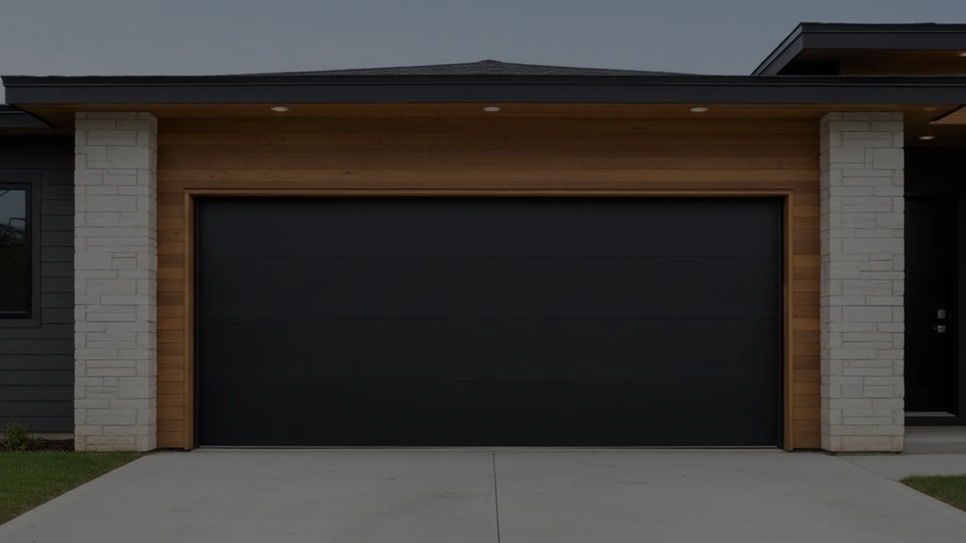 New insulated garage door installation in Knoxville, TN